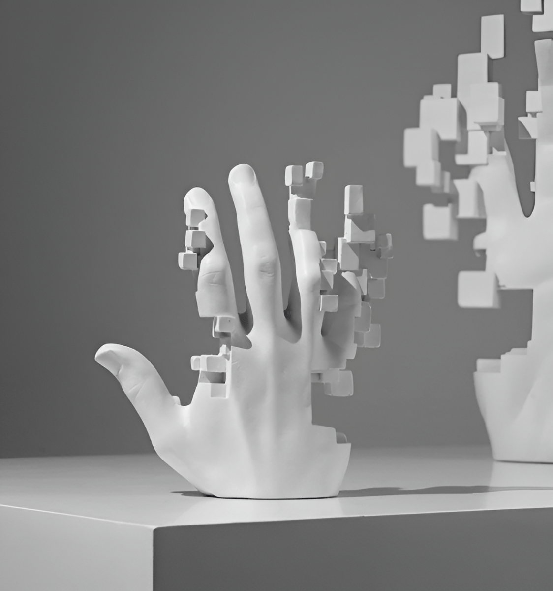 Hommfer – Sculpture Abstraite Main en Résine