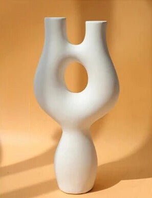 Hommfer – Sculpture Décorative Abstraite en Céramique