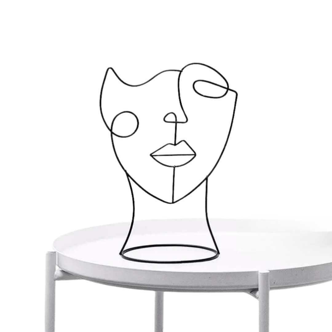 Hommfer – Sculpture Silhouette Abstraite en Fer