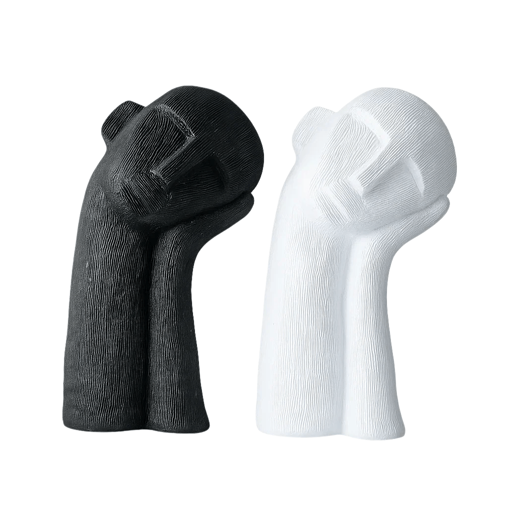 Hommfer – Sculpture Visage Pensif Résine