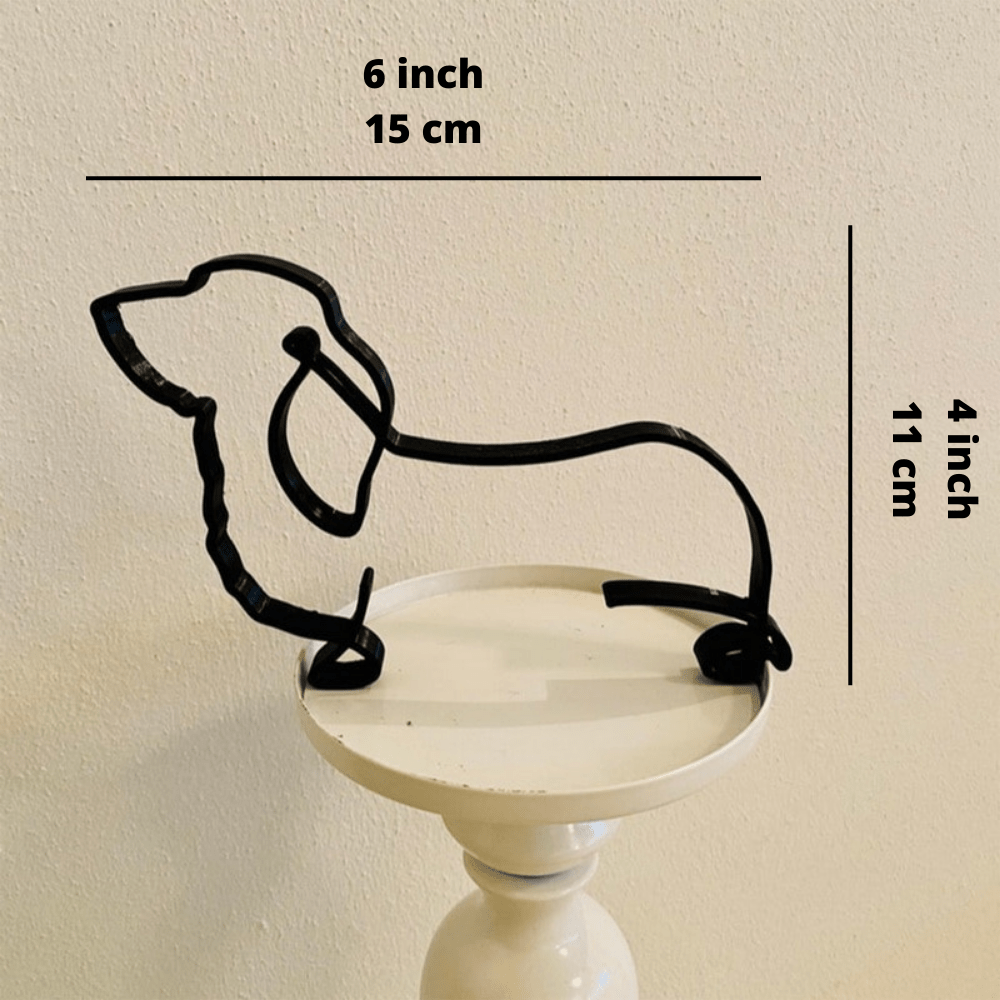 Hommfer – Sculptures Décoratives en Fer Chien et Chat