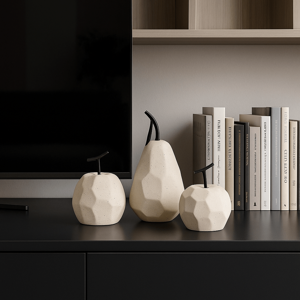 Hommfer – Sculptures Fruits Géométriques Résine