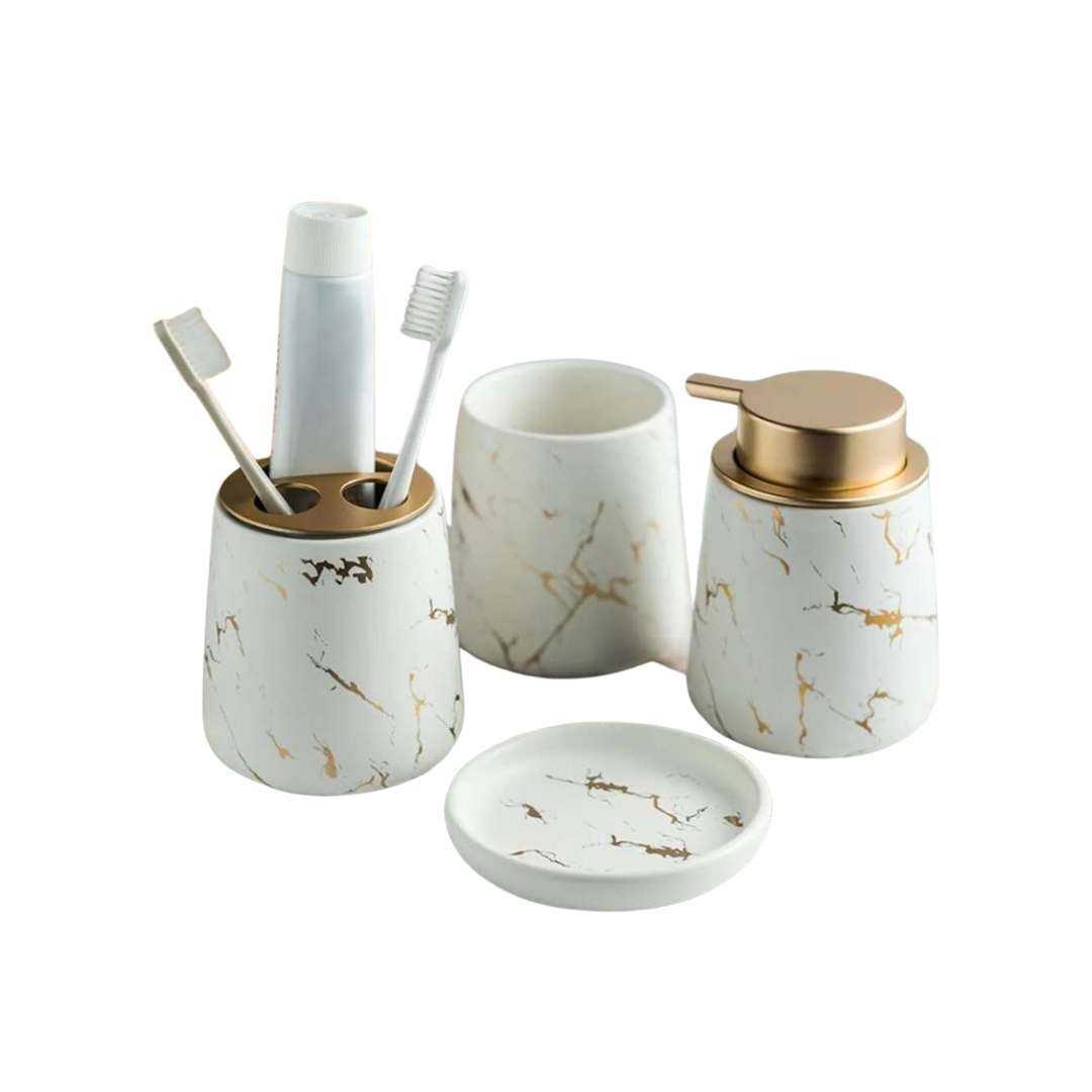 Hommfer – Set de Salle de Bain Scandinave Élégance & Pureté