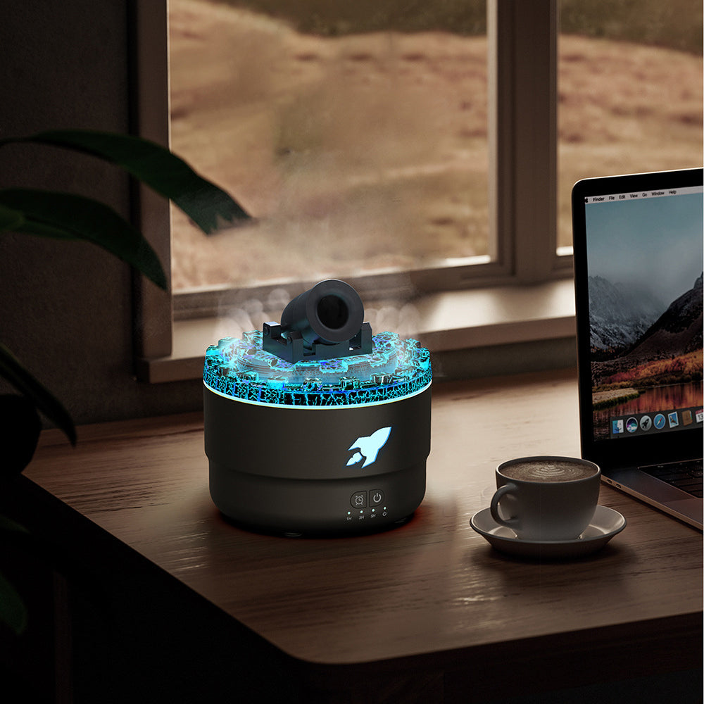 LavaGlow Aroma-Diffusor & Luftbefeuchter mit Nachtlicht