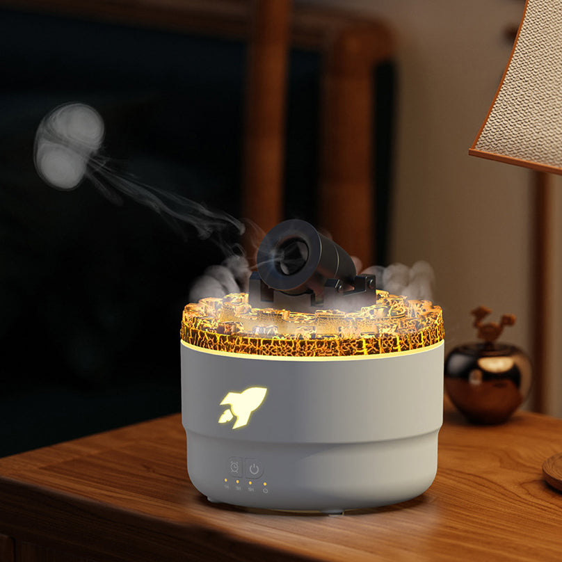 LavaGlow Aroma-Diffusor & Luftbefeuchter mit Nachtlicht