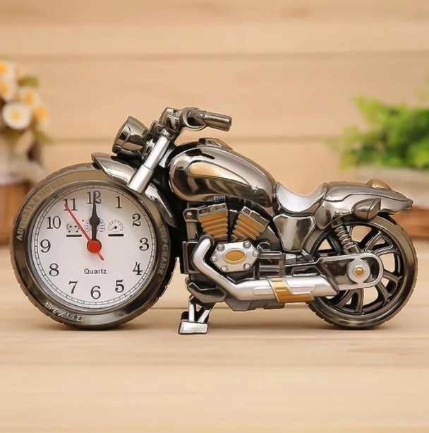 Retro Motorcycle Alarm Clock - MotoTime