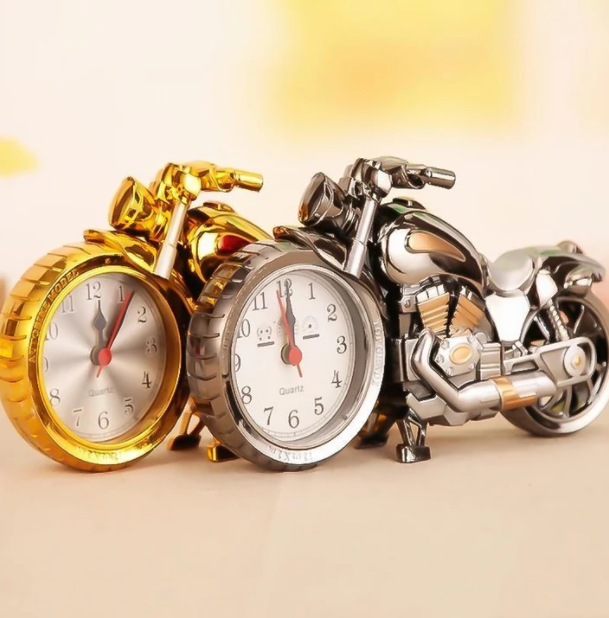 Retro Motorcycle Alarm Clock - MotoTime