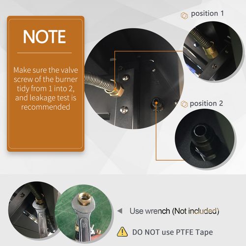 Gas BBQ Grill - 4+1 Burners with Storage & Mobility