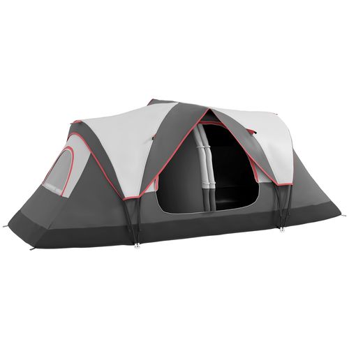 2-Room Camping Tent - Waterproof Rainfly & Screen Panels
