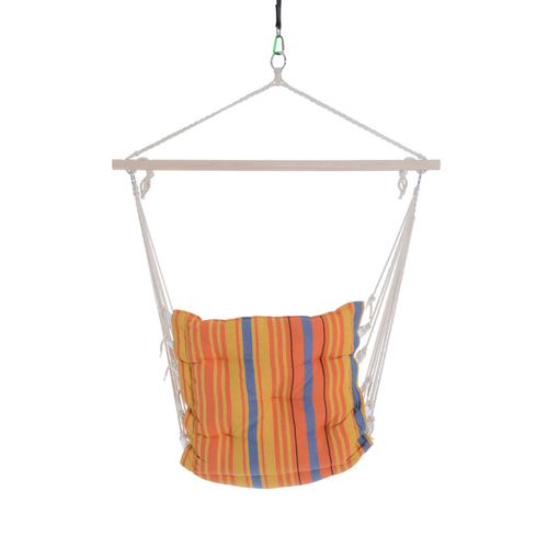 Hanging Swing Chair – Padded Comfort with Durable Cotton Ropes