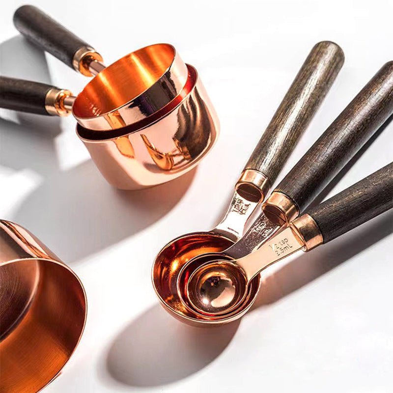 Set doseur en acier inox et chêne massif | Virelle Maison