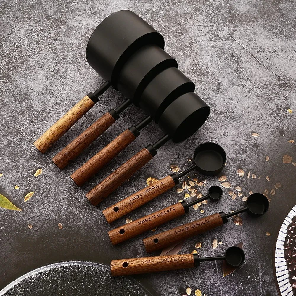 Set doseur en acier inox et chêne massif | Virelle Maison