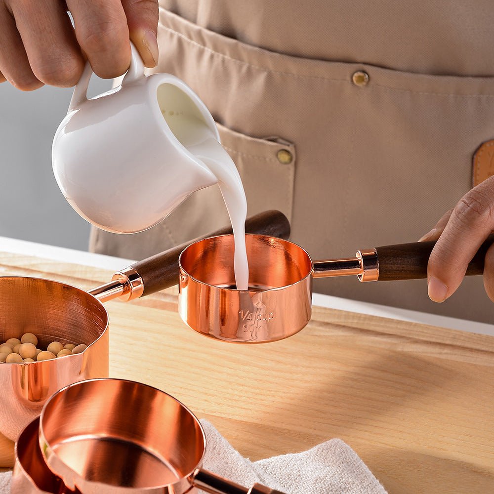 Set doseur en acier inox et chêne massif | Virelle Maison