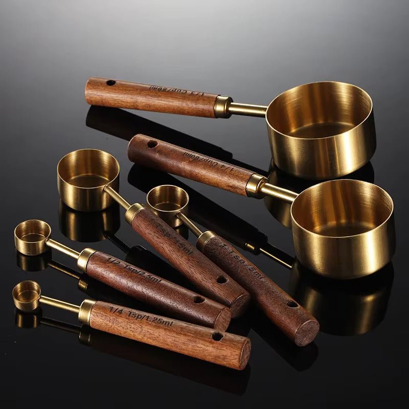 Set doseur en acier inox et chêne massif | Virelle Maison