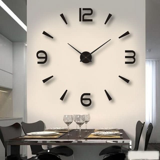 Stylish 3D Wall Clock - TimeFlow