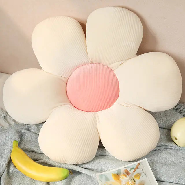 Cojín Estilizado y Cómodo en Forma de Flor - Floral Bliss