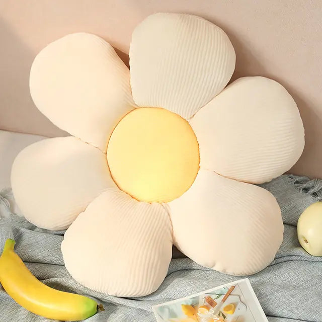 Cojín Estilizado y Cómodo en Forma de Flor - Floral Bliss