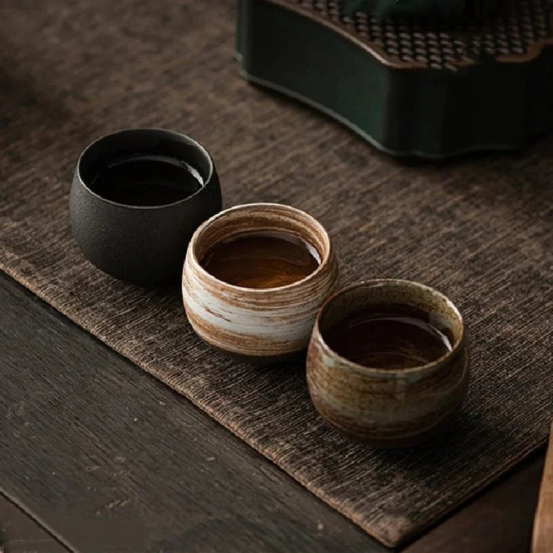 Tasses à espresso en céramique artisanale émaillée | Virelle Maison