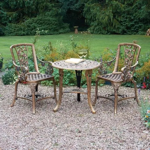 Rose Armchair Patio Set – Vintage Style with Comfy Chairs