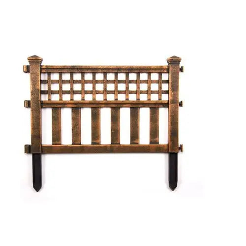 Garden Border Fence Panels – Weatherproof Polyurethane with Easy Slot Design
