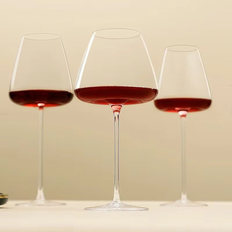 Verres à vin et champagne en cristal soufflé main | Virelle Maison