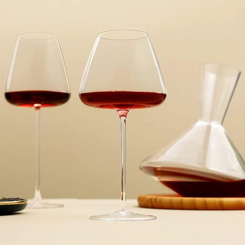 Verres à vin et champagne en cristal soufflé main | Virelle Maison