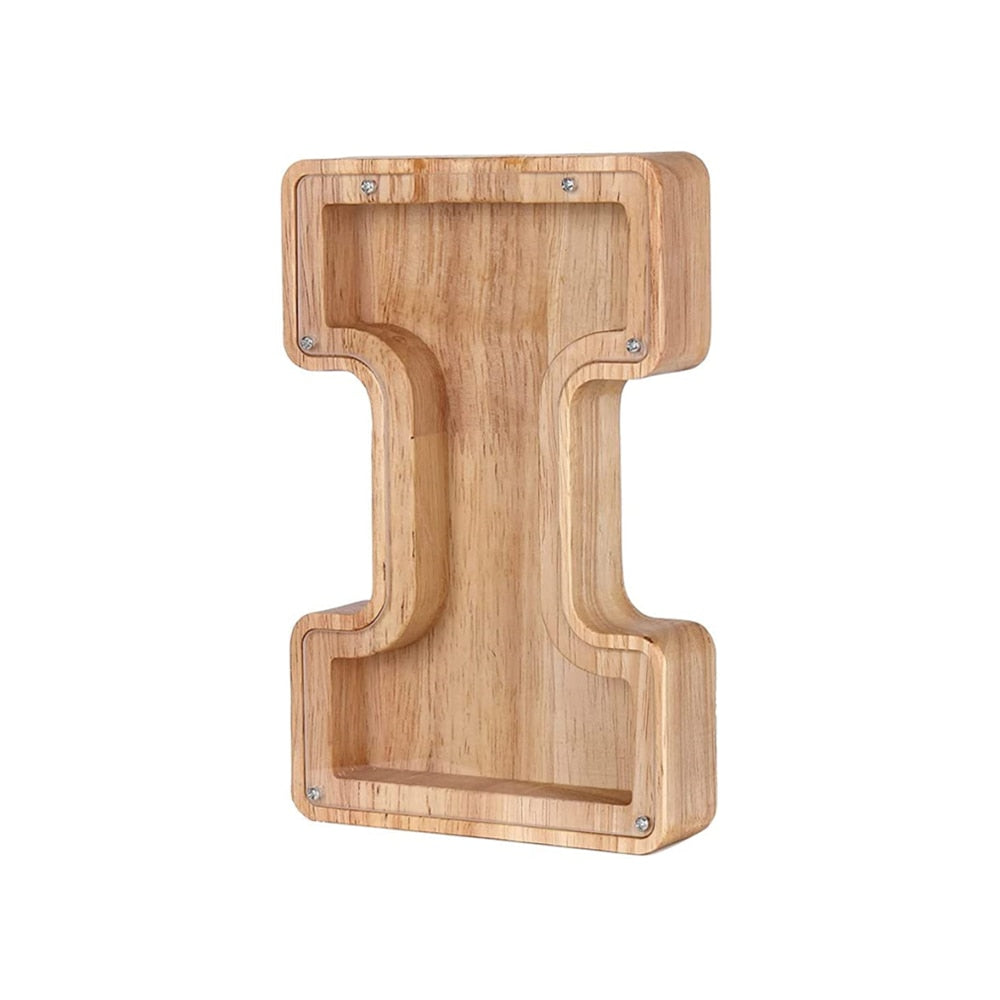 Holz Alphabet Spardose - LetterSaver