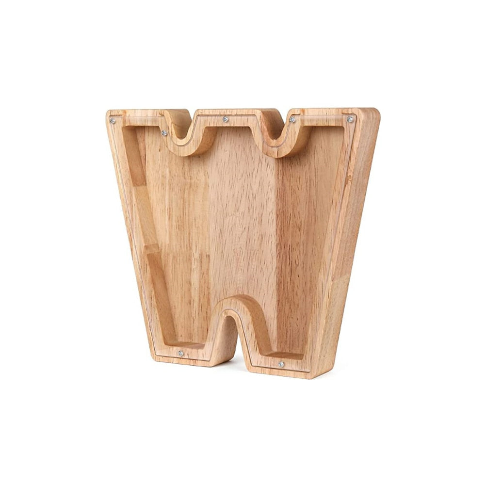 Holz Alphabet Spardose - LetterSaver
