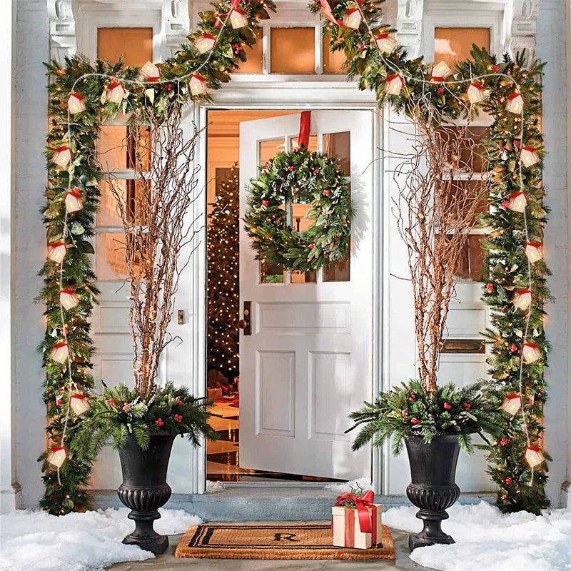 Case di Natale in Legno con Illuminazione LED - GlowHouse