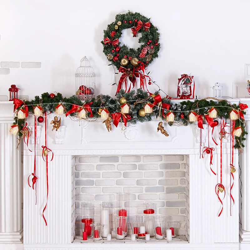 Case di Natale in Legno con Illuminazione LED - GlowHouse