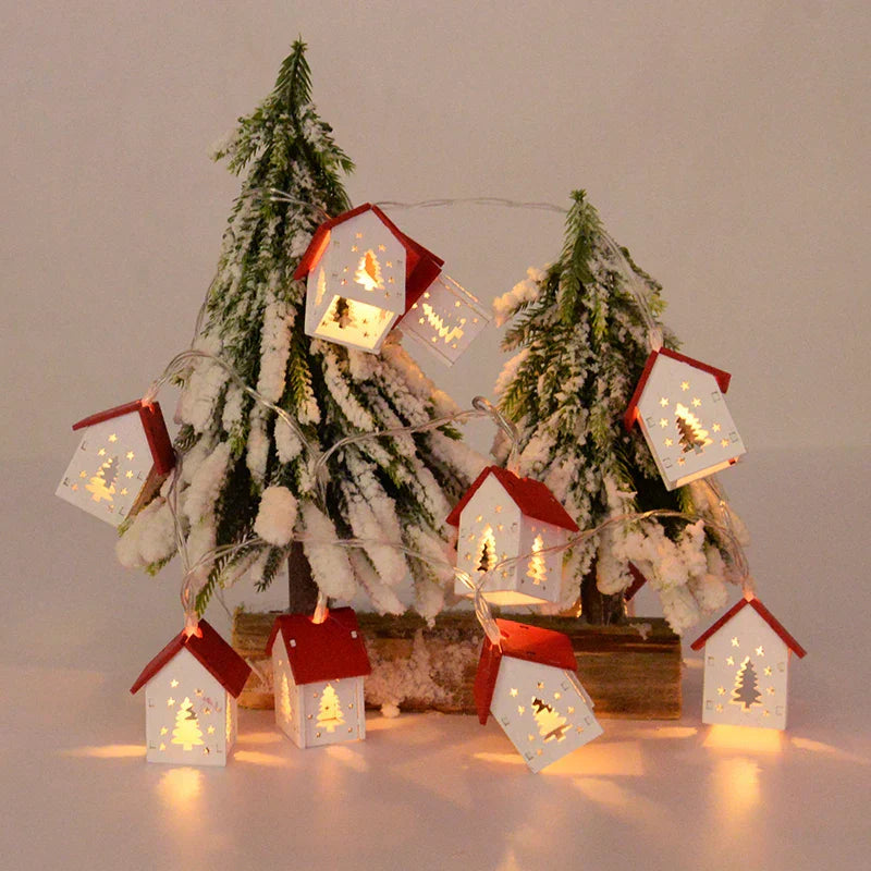 Case di Natale in Legno con Illuminazione LED - GlowHouse