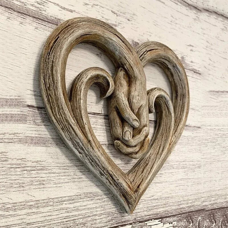 Wooden Heart Wall Decoration - ForeverTouch