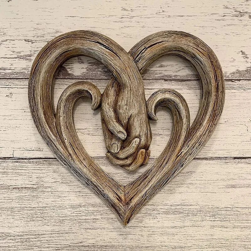 Wooden Heart Wall Decoration - ForeverTouch