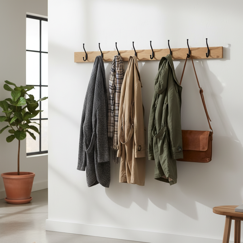 Natural Wood Wall Hanger for Home Décor