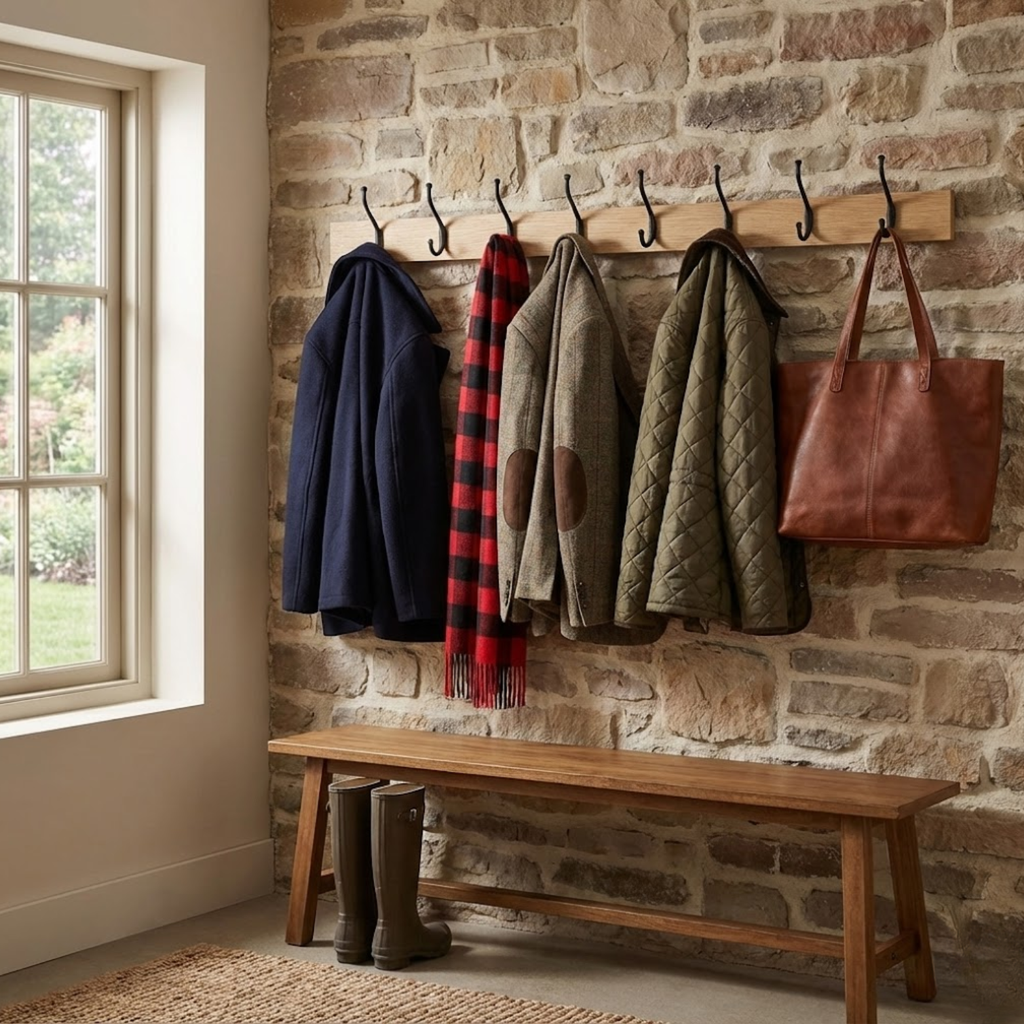 Natural Wood Wall Hanger for Home Décor