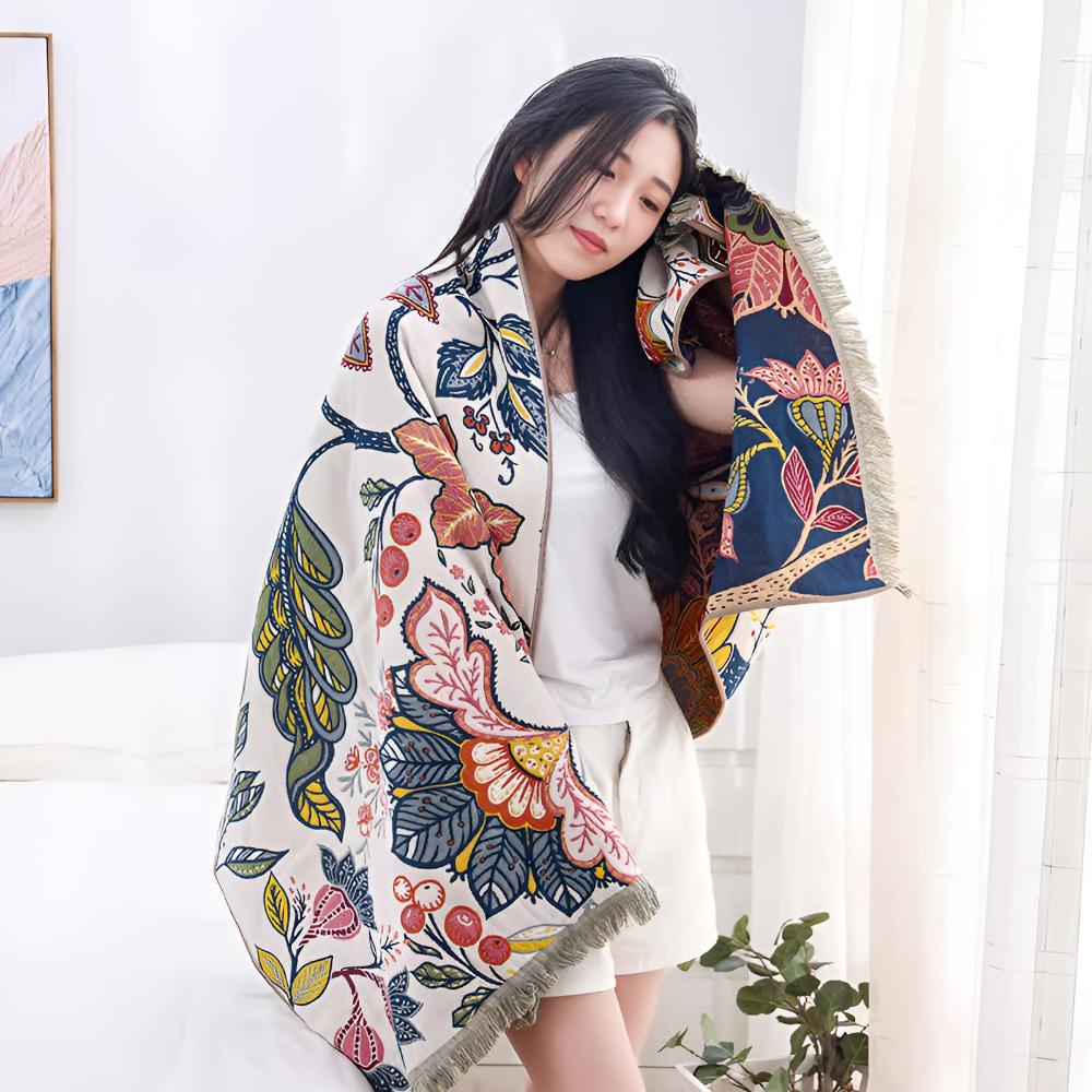 Toalla de baño reversible Garden Bloom
