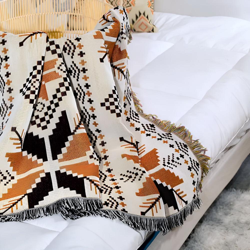 Marokkanische Boho-Muster Picknickdecke