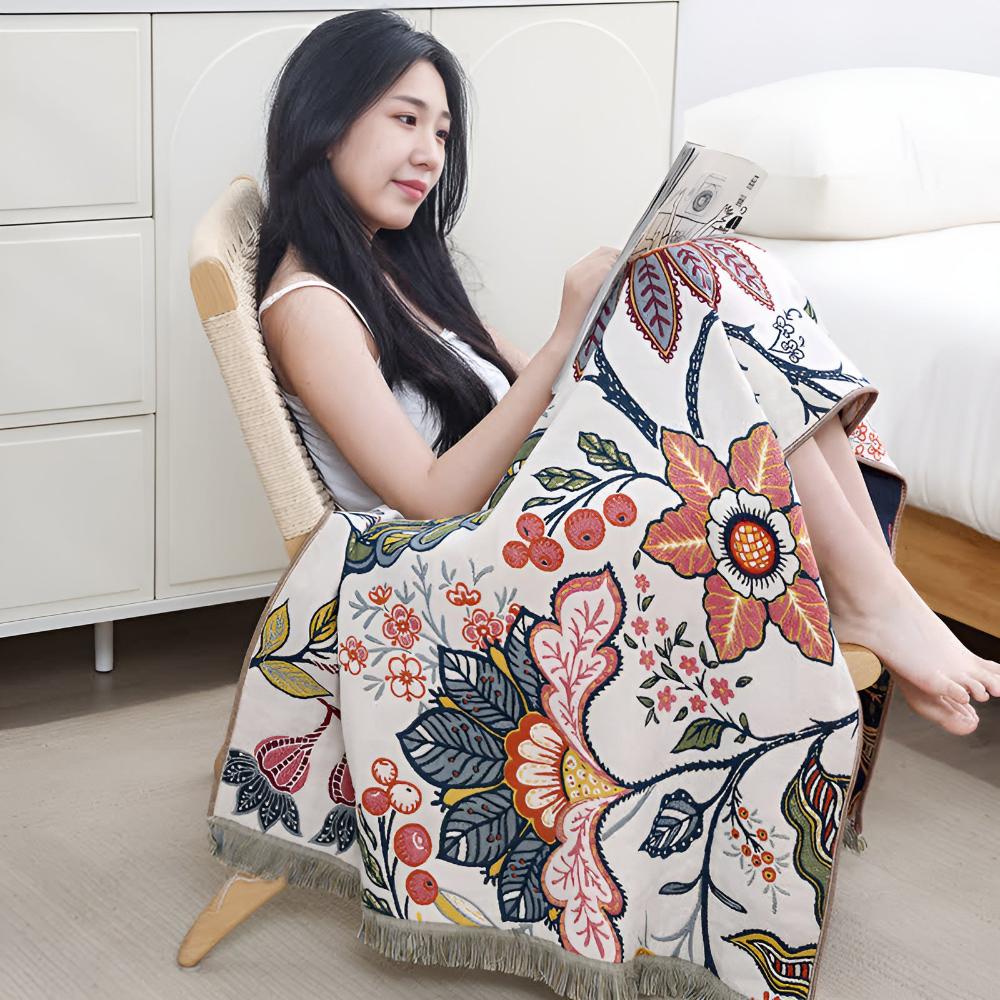 Toalla de baño reversible Garden Bloom
