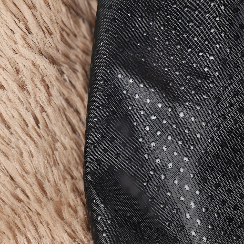 Cama para mascotas peluda en forma de pata