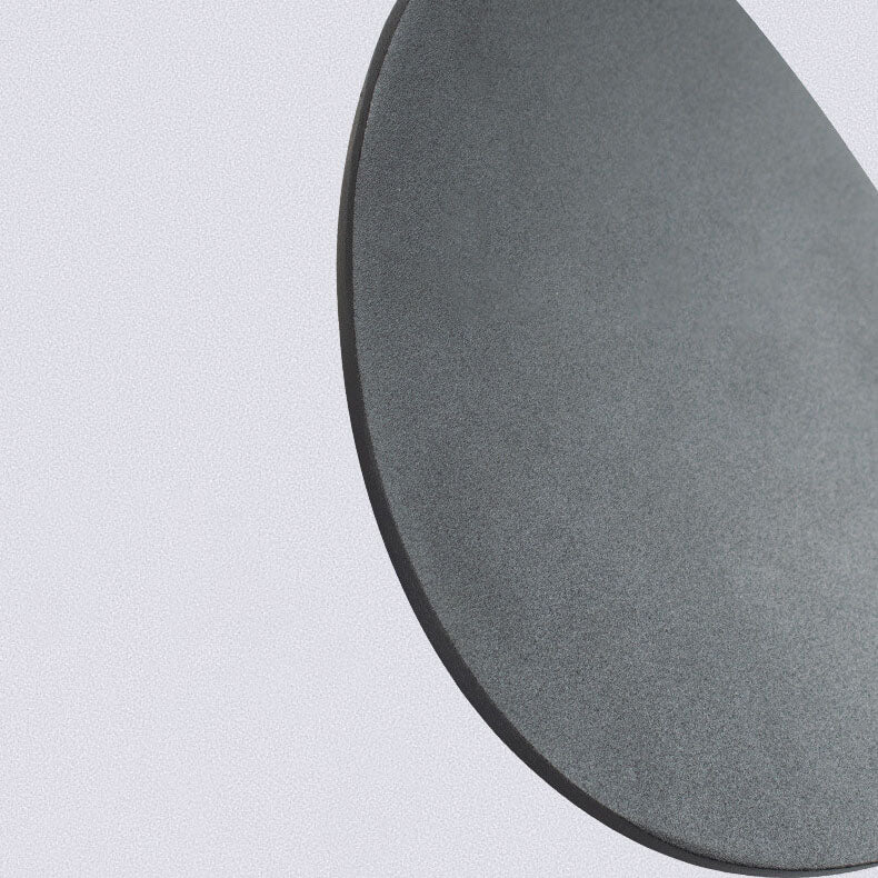 Minimalist Round 1-Light LED Indoor Outdoor Wall Sconce Lamp