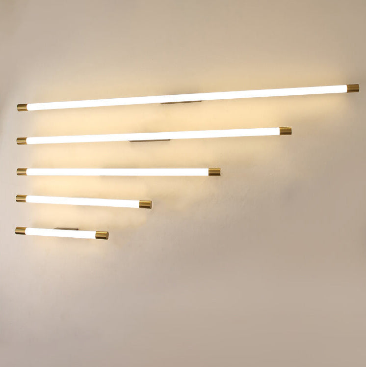Modern Minimalist Vanity Thin Tube PC LED  Wall Sconce Lamp