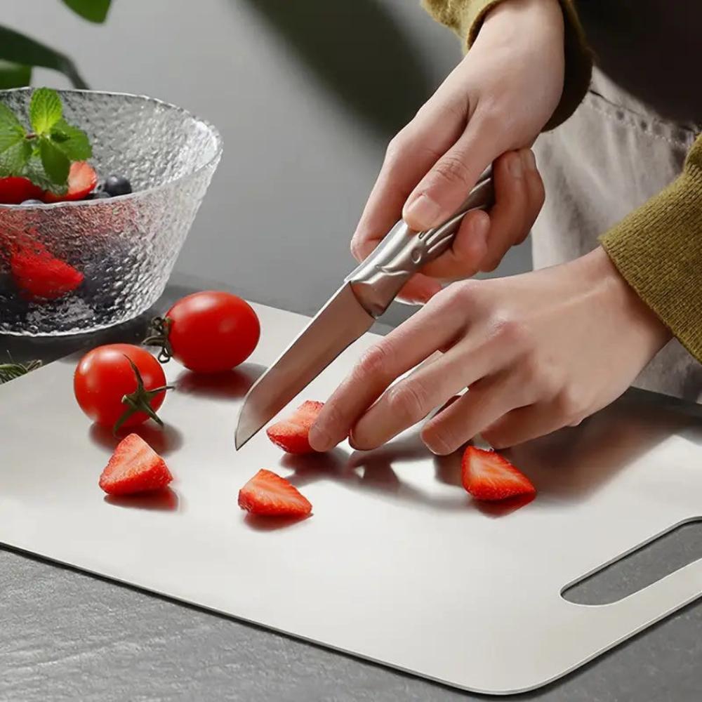 Tabla de Cortar Premium de Acero Inoxidable