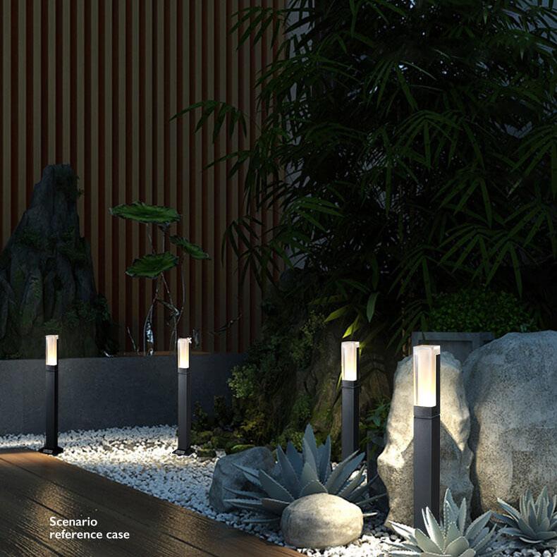 Lawn Light Column Acrylic LED Outdoor Waterproof Garden Light
