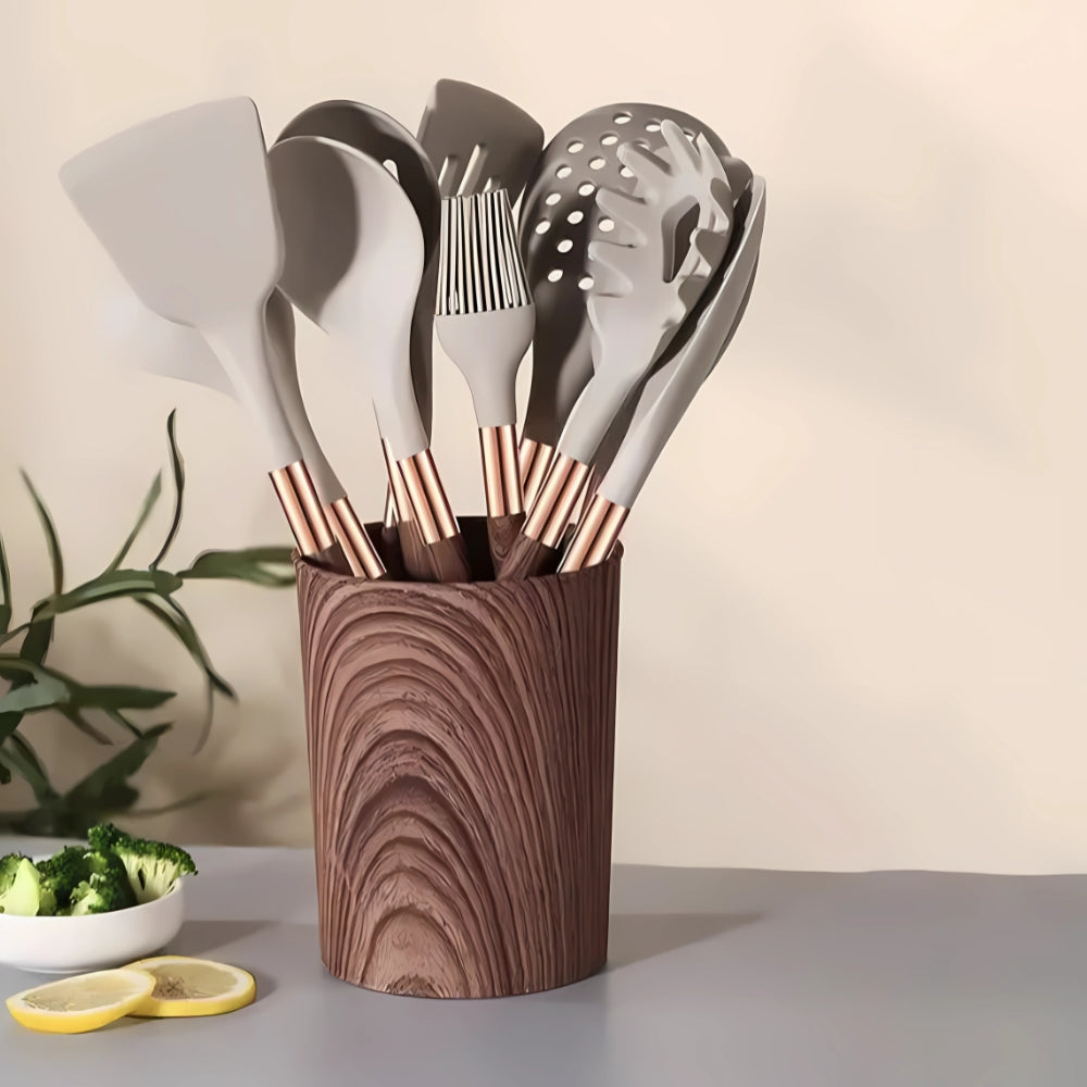 Utensilios de Cocina Luxe de Silicona | Set de 10 piezas
