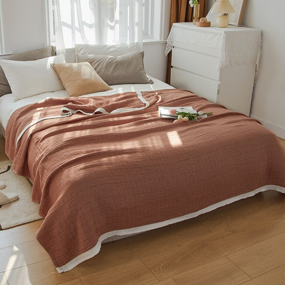 Deluxe Musselin Baumwoll Mehrlagige Decke