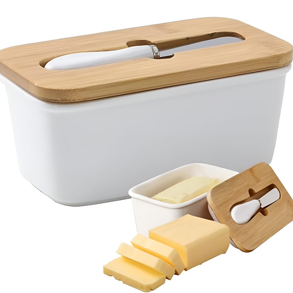 Eleganter Butter-Schneider-Behälter