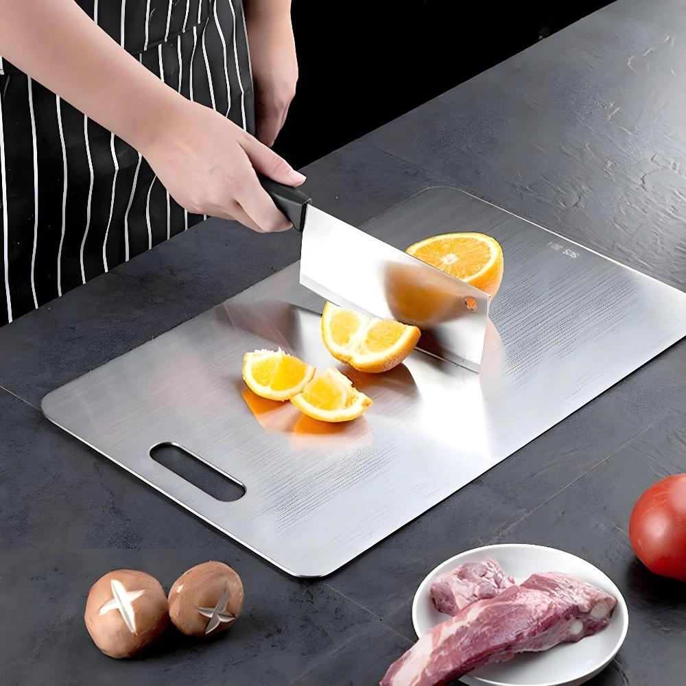 Tabla de Cortar Premium de Acero Inoxidable