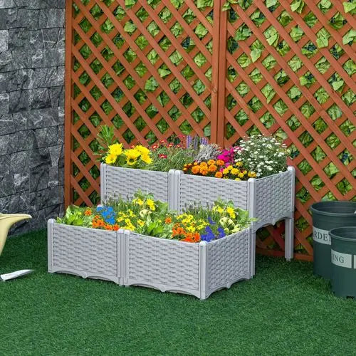 BBQ Gazebo Shelter – Two-Tier Canopy with Side Shelves & Storage Baskets