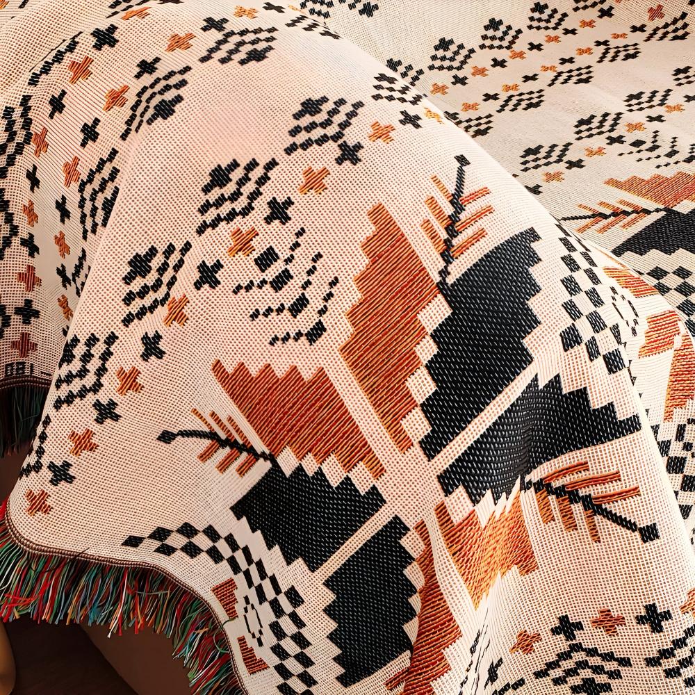 Marokkanische Boho-Muster Picknickdecke