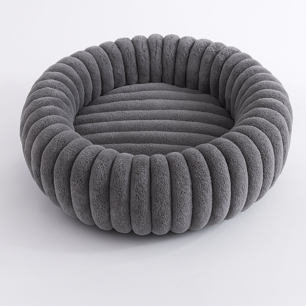 Purrfectly Plush Round Pet Bed